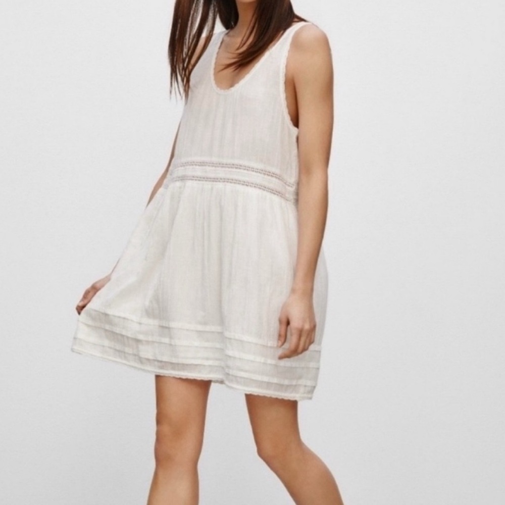 Aritzia White Mini Tank Dress